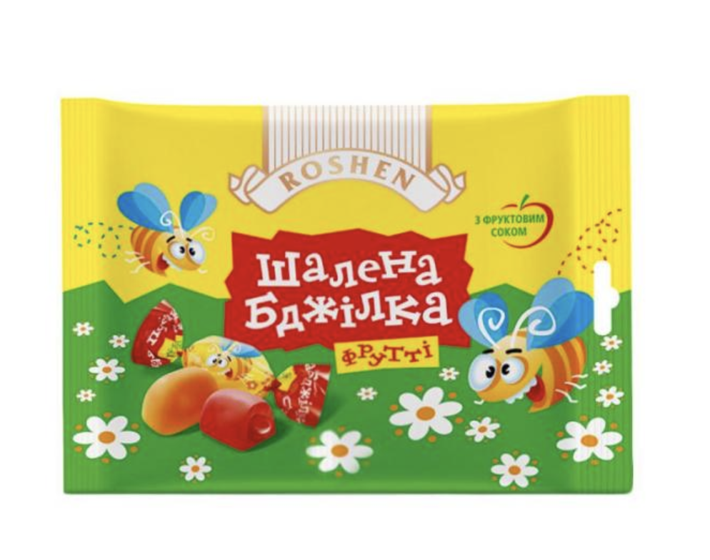 Цукерки Рошен Шалена бджілка 200г